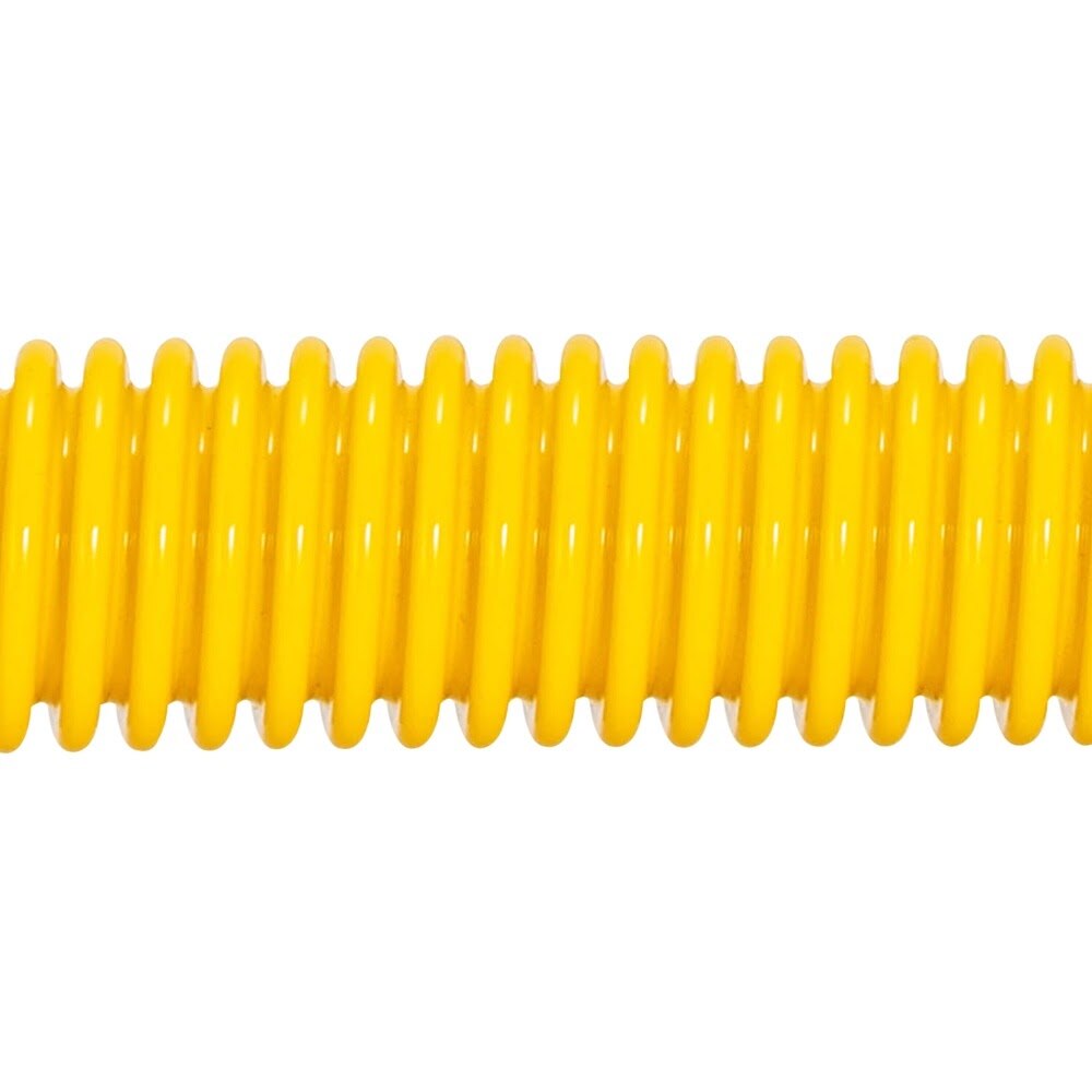 Eastman 40YE545518 18 in. Yellow Coated Stainless Steel Gas Connector 3/4 in. MIP x 3/4 in. FIP 1 in. OD - 3