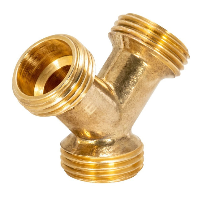 Eastman 41003 3/4 in Brass MHT Y Connector for Steam Dryer