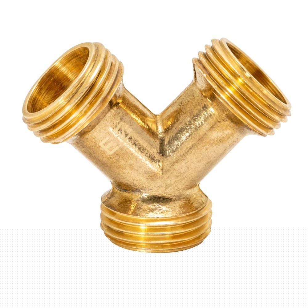 Eastman 41003 3/4 in Brass MHT Y Connector for Steam Dryer - 2