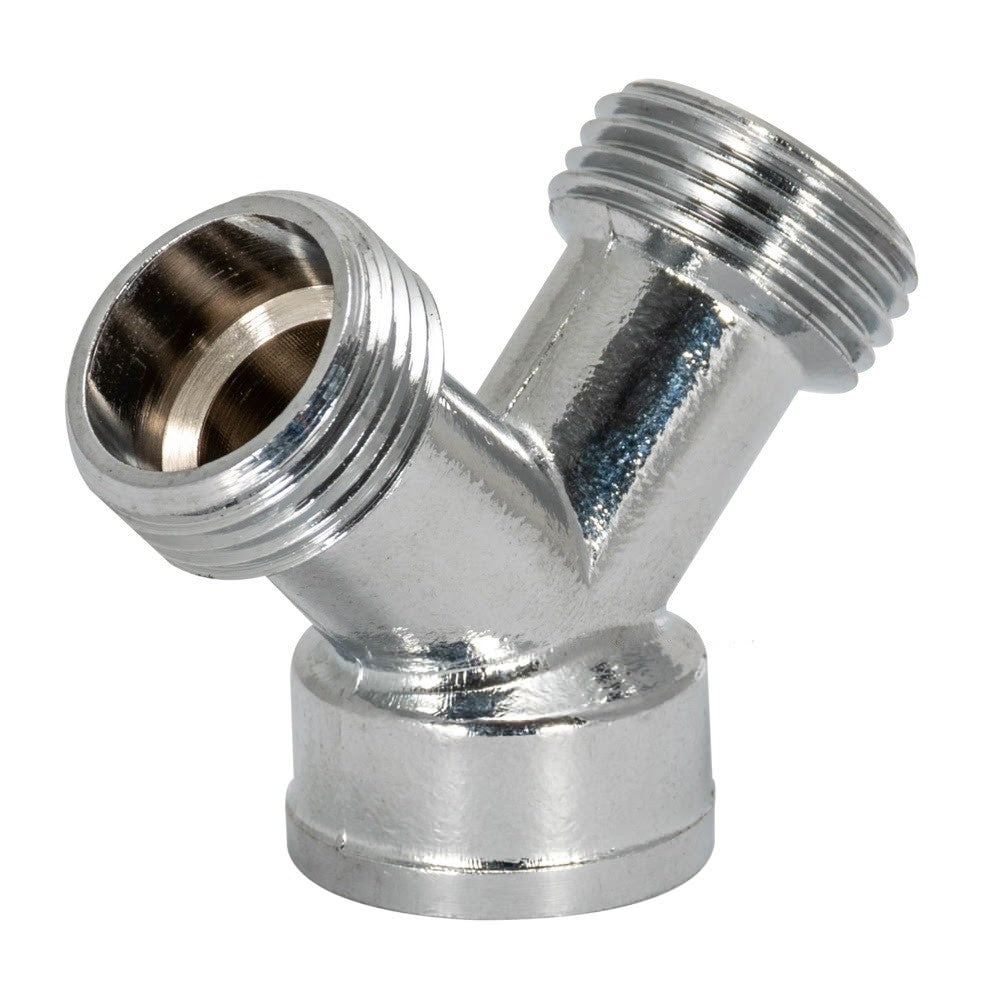 Eastman 41006 3/4 in. FHT x 3/4 in. MHT x 3/4 in. MHT Y Connector for Steam Dryer