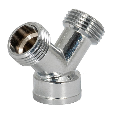 Eastman 41006 3/4 in. FHT x 3/4 in. MHT x 3/4 in. MHT Y Connector for Steam Dryer
