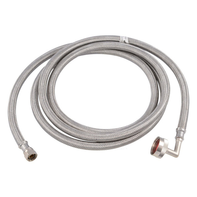 Eastman 41013 3/8 in. Comp x 3/4 in. FHT x 8 ft. Braided Stainless Steel Dishwasher Connector