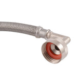 Eastman 41013 3/8 in. Comp x 3/4 in. FHT x 8 ft. Braided Stainless Steel Dishwasher Connector - 3