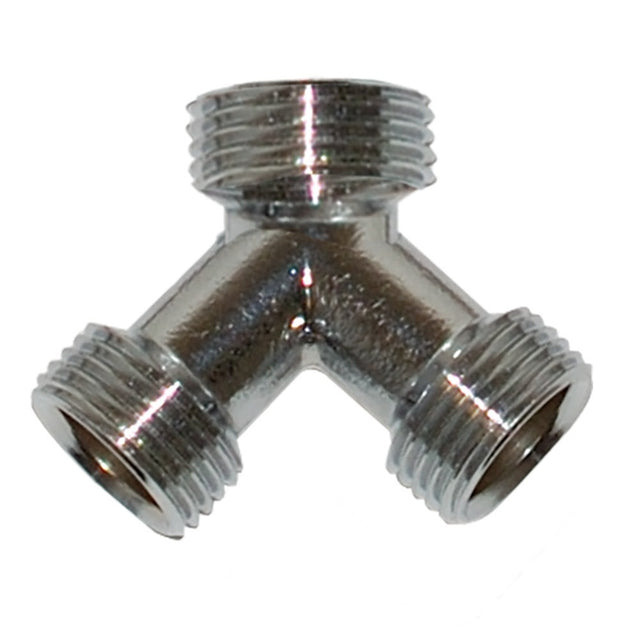 Eastman 41017 3/4 in. Chrome Plated Y Connector for Steam Dryer