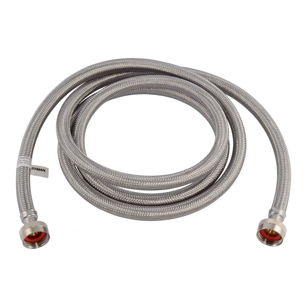 Eastman 41019 8 ft. Braided Stainless Steel Washing Machine Connector