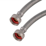Eastman 41019 8 ft. Braided Stainless Steel Washing Machine Connector - 2