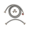 Eastman 41025 6 ft Steam Dryer Water Supply Installation Kit with Elbow 3/4 in FHT x 3/4 in FHT