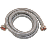 Eastman 41027 3/4 in. FHT x 3/4 in. FHT 5 ft. Braided Stainless Steel Washing Machine Connector