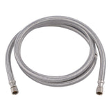 Eastman 41033 5 ft Braided Stainless Steel Icemaker Connector with 1/4 in Compression Ends