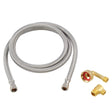 Eastman 41041 5 ft Braided Stainless Steel Dishwasher Supply Line