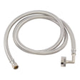 Eastman 41042 5 ft Braided Dishwasher Supply Line with FHT Elbow 3/8 in Comp x 3/4 in FHT
