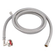 Eastman 41043 6 ft Braided Dishwasher Supply Line with 3/8 in Comp x 3/4 in FHT Elbow
