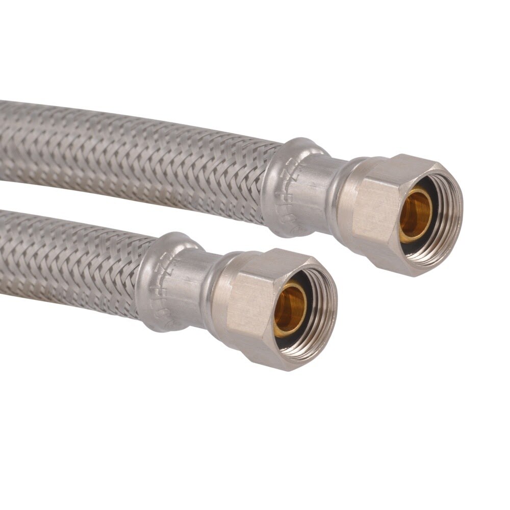 Eastman 41058 12 ft Braided Stainless Steel Universal Dishwasher Supply Line - 2