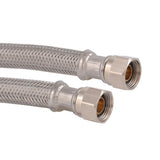 Eastman 41060 10 ft Braided Stainless Steel Dishwasher Supply Line with Compression Fittings - 2