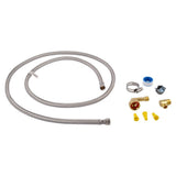 Eastman 41150 6 ft Braided Stainless Steel Dishwasher Installation Kit with Straight Cord - 3