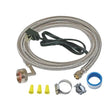 Eastman 41154 6 ft Dishwasher Installation Kit with 90 Degree Elbow and Cord