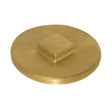 Eastman 42043 4 in Brass Clean Out Plug with Raised Head