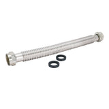 Eastman 432124 24 in Corrugated Stainless Steel Water Heater Connector with 1-1/4 in FIP Ends