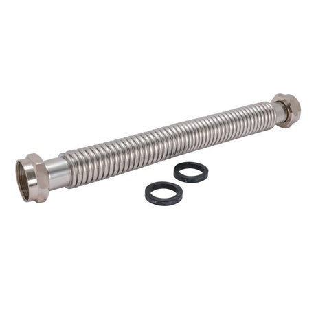 Eastman 432218 18 in Corrugated Stainless Steel Water Softener Connector with 1-1/2 in FIP Ends