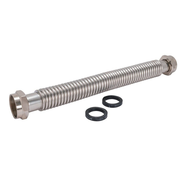 Eastman 432224 24 in Corrugated Stainless Steel Water Softener Connector with 1-1/2 in FIP Ends