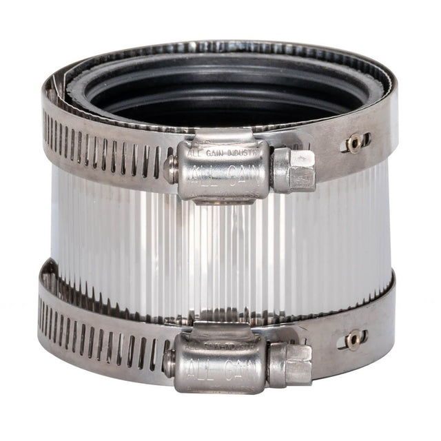 Eastman 43403 2 in. No-Hub Coupling with Neoprene Gasket and Stainless Steel Clamps
