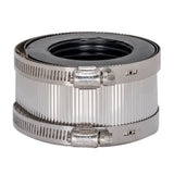 Eastman 43404 3 in. x 2 in. Shielded No-Hub Pipe Coupling