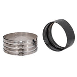 Eastman 43411 6 in. No Hub Coupling with Rubber Sleeve and Stainless Steel Clamps - 3