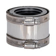 Eastman 43417 2 in. x 1-1/2 in. Neoprene No-Hub Reducing Coupling for Cast Iron Pipe