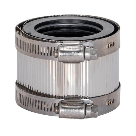 Eastman 43417 2 in. x 1-1/2 in. Neoprene No-Hub Reducing Coupling for Cast Iron Pipe