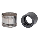Eastman 43417 2 in. x 1-1/2 in. Neoprene No-Hub Reducing Coupling for Cast Iron Pipe - 3