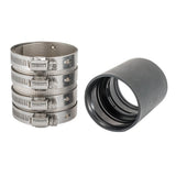 Eastman 43441 2 in x 2 in Heavy Duty No Hub Pipe Coupling with 4 Band Clamp - 3