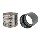 Eastman 43442 3 in. x 3 in. Heavy-Duty No-Hub Pipe Coupling with 4-Band Clamp - 3