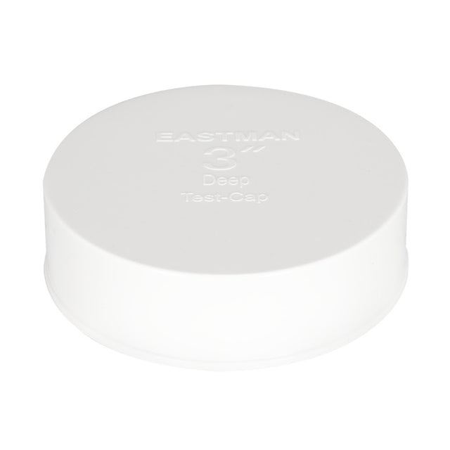 Eastman 43483 3 in. PVC Deep Test Cap for DWV Testing