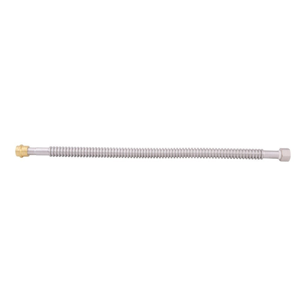 Eastman 436224 24 in Stainless Steel Water Heater Connector 3/4 in Copper Press x 3/4 in FIP - 2