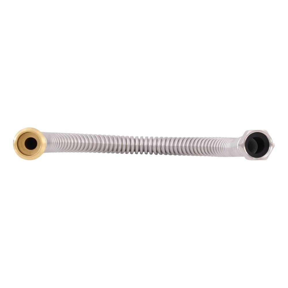Eastman 436224 24 in Stainless Steel Water Heater Connector 3/4 in Copper Press x 3/4 in FIP - 3