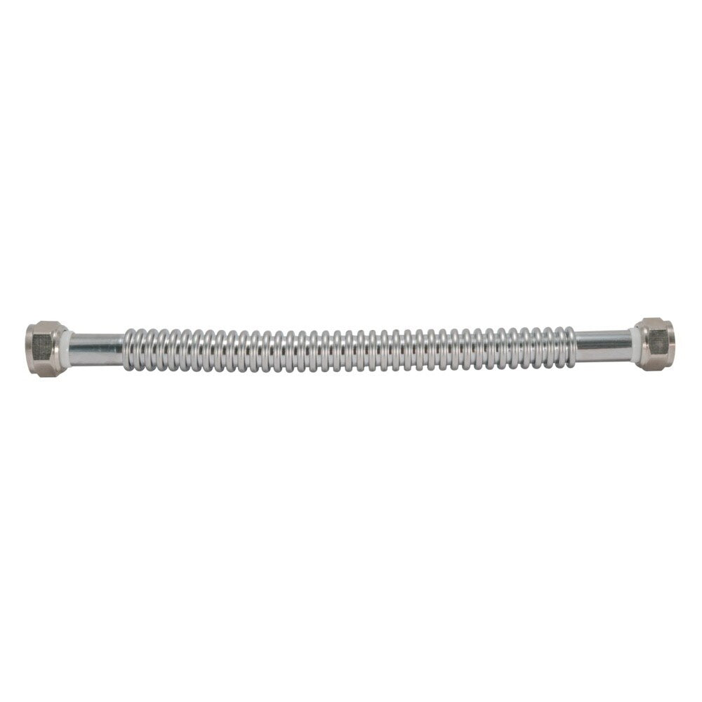 Eastman 437012 12 in Corrugated Stainless Steel Water Heater Connector 3/4 in FIP x 3/4 in FIP - 3