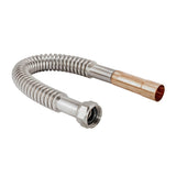 Eastman 437415 15 in Corrugated Stainless Steel Water Heater Connector 3/4 FIP x 1 Female Sweat