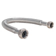 Eastman 437512 12 in. Corrugated Stainless Steel Water Heater Connector 3/4 in. FIP x 1 in. FIP