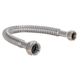 Eastman 437512 12 in. Corrugated Stainless Steel Water Heater Connector 3/4 in. FIP x 1 in. FIP
