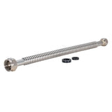 Eastman 437512 12 in. Corrugated Stainless Steel Water Heater Connector 3/4 in. FIP x 1 in. FIP - 3