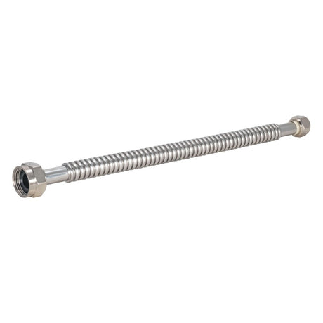 Eastman 437518 18 in. Corrugated Stainless Steel Water Heater Connector 3/4 in. FIP x 1 in. FIP