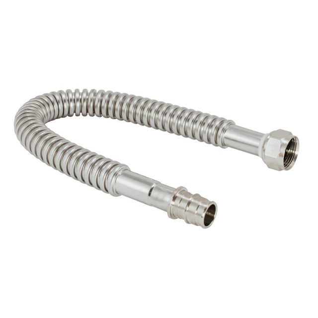 Eastman 438324 24 in Corrugated Stainless Steel Water Heater Connector 3/4 in FIP x 3/4 in Expansion PEX