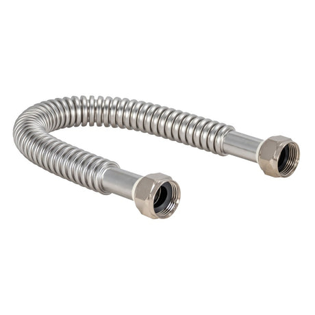 Eastman 447518 18 in Corrugated Stainless Steel Water Heater Connector 1 in FIP x 1 in FIP
