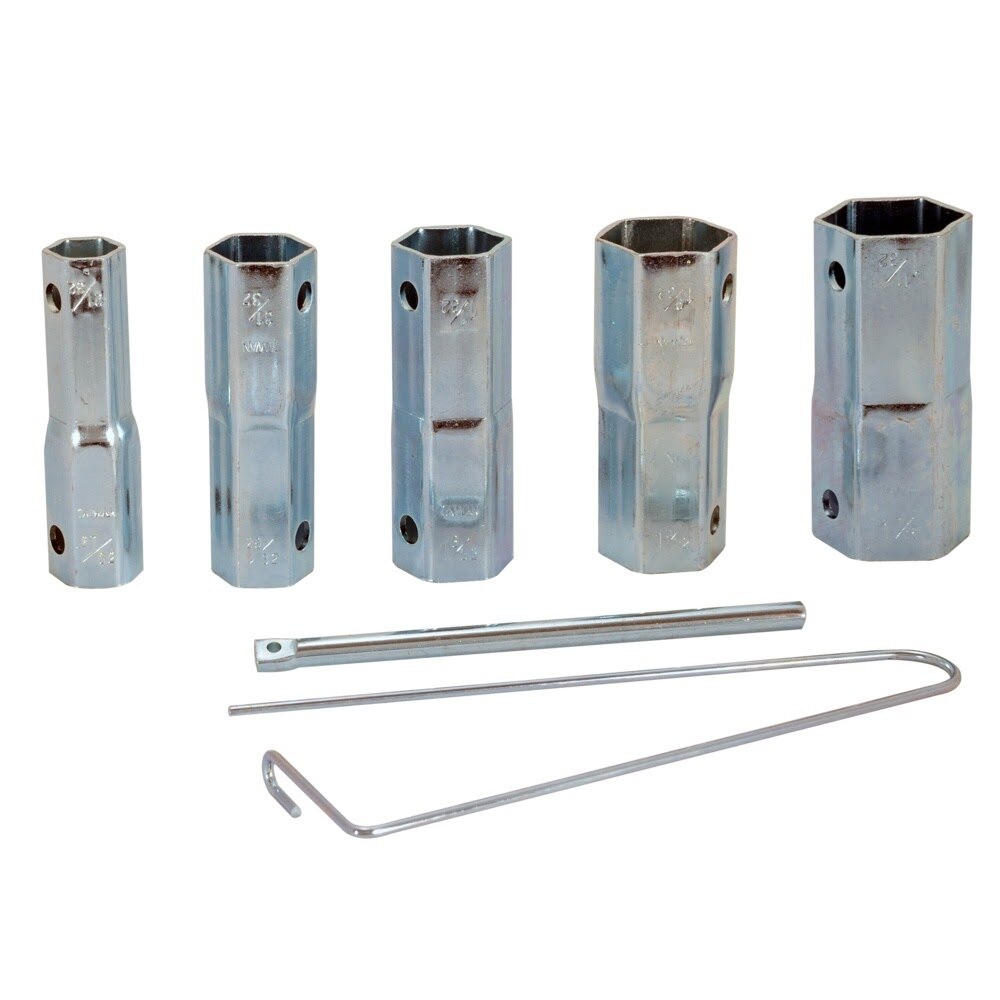Eastman 45041 Plumbers Socket Set with Bar Handle for Valves and Fittings (5 Piece) - 3