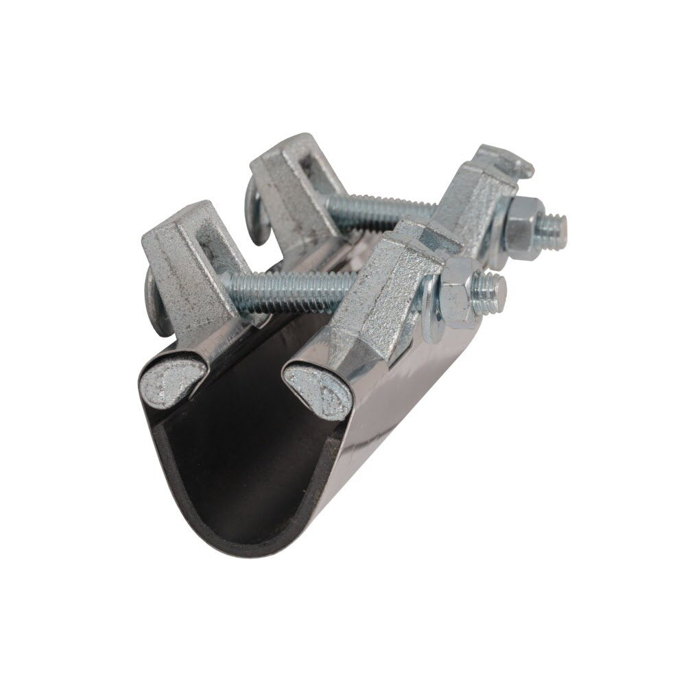 Eastman 45188 6 in. 1/2 in. IPS Stainless Steel Pipe Repair Clamp for Steel and Plastic Pipes