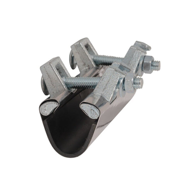 Eastman 45188 6 in. 1/2 in. IPS Stainless Steel Pipe Repair Clamp for Steel and Plastic Pipes