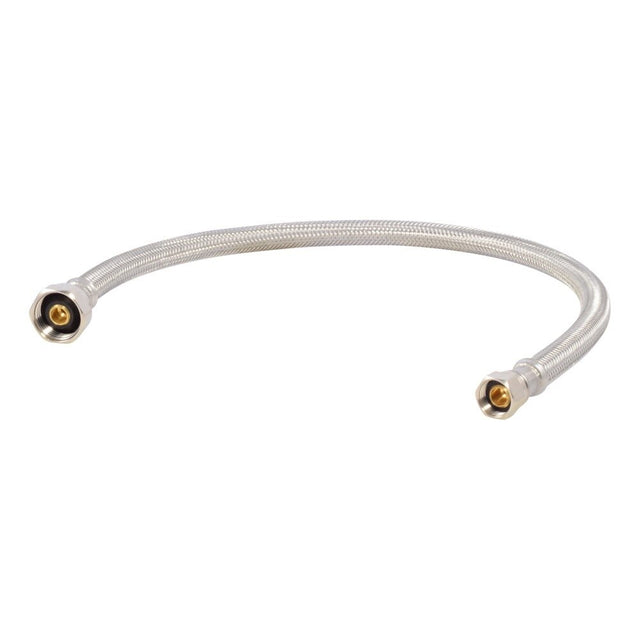 Eastman 48005N 1/2 in. IPS x 3/8 in. Compression x 20 in. Braided Stainless Steel Faucet Supply Line