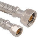 Eastman 48006 1/2 in. IPS x 3/8 in. Compression x 24 in. Braided Stainless Steel Faucet Supply Line - 3
