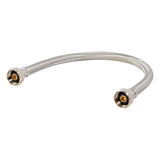 Eastman 48016 Half Inch x Half Inch x 16 Inch Braided Stainless Steel Faucet Supply Line