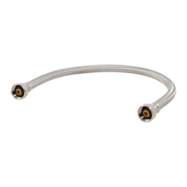 Eastman 48017 1/2 in IPS x 1/2 in IPS x 20 in Braided Stainless Steel Faucet Supply Line
